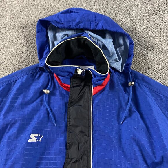 Vintage 90s Starter New England Patriots Jacket Men's XL Pullover NFL Pro Line - Picture 9 of 16